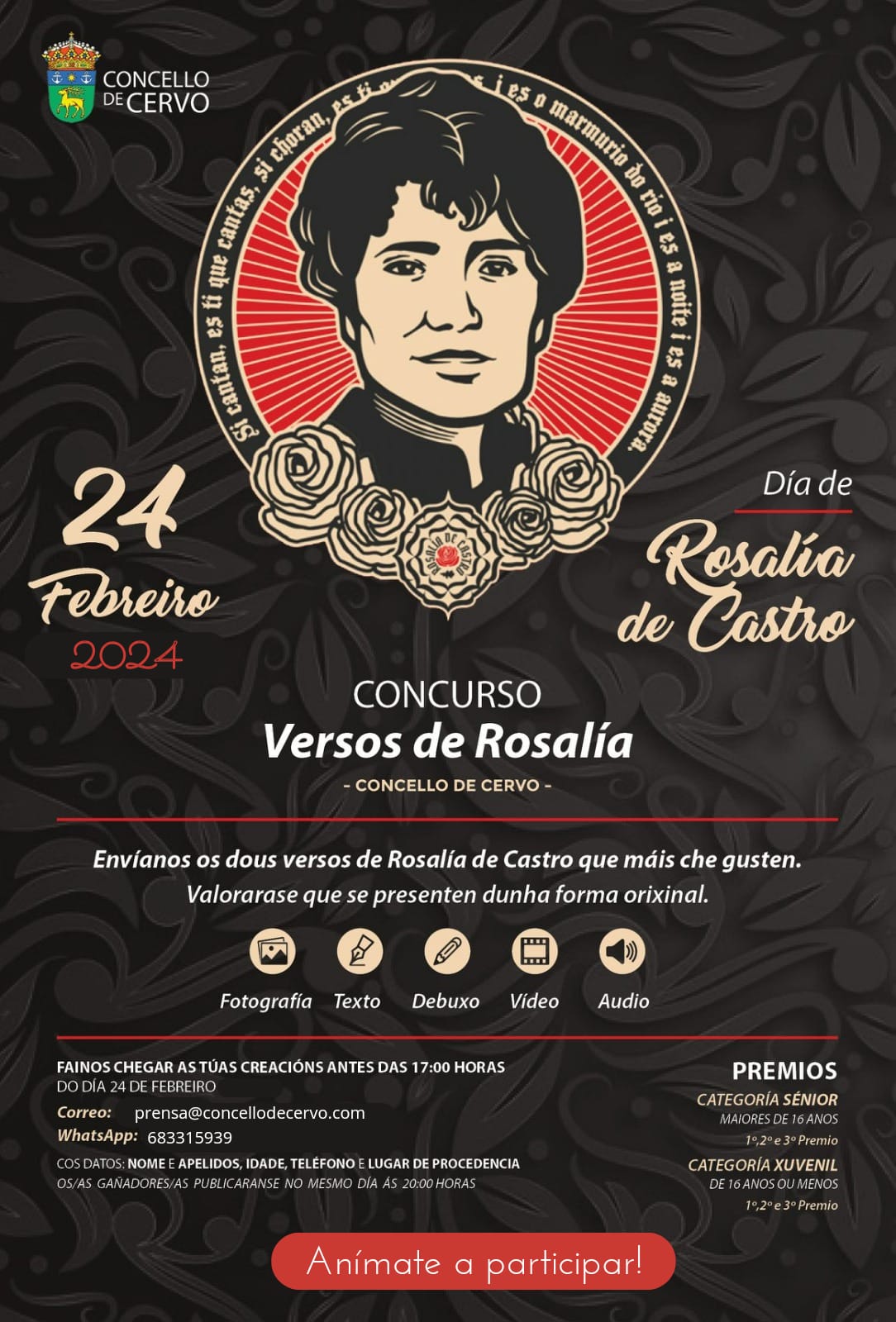 Certame Versos de Rosalía